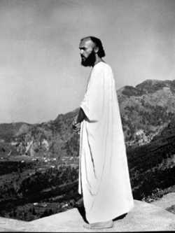 Ram Dass in mountains 
