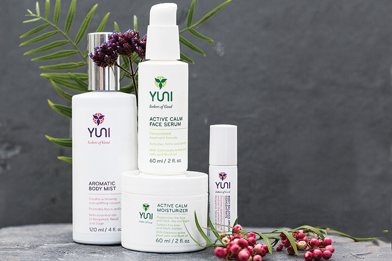 YUNI body mist serum and moisturizing concentrate
