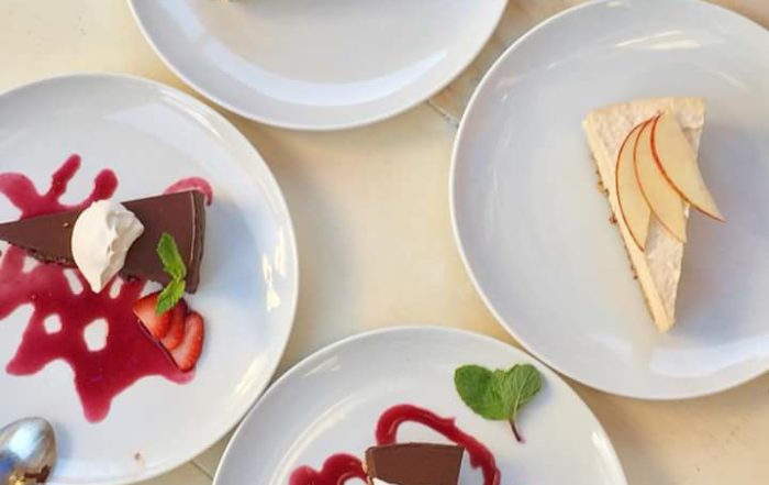 Vegan dessert, eLOVate Vegan Kitchen and Juicery, LA YOGA Magazine, December 2015