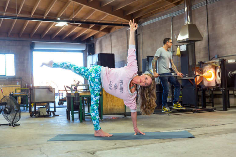 Kate Duyn Cariati in Brooke Taylor Yoga Wear