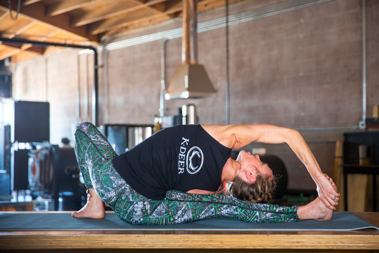 Kate Duyn Cariati in K-Deer Yoga Wear