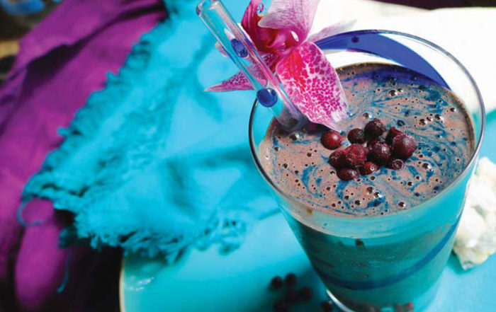 Into the Blue Superfood Smoothie LA YOGA