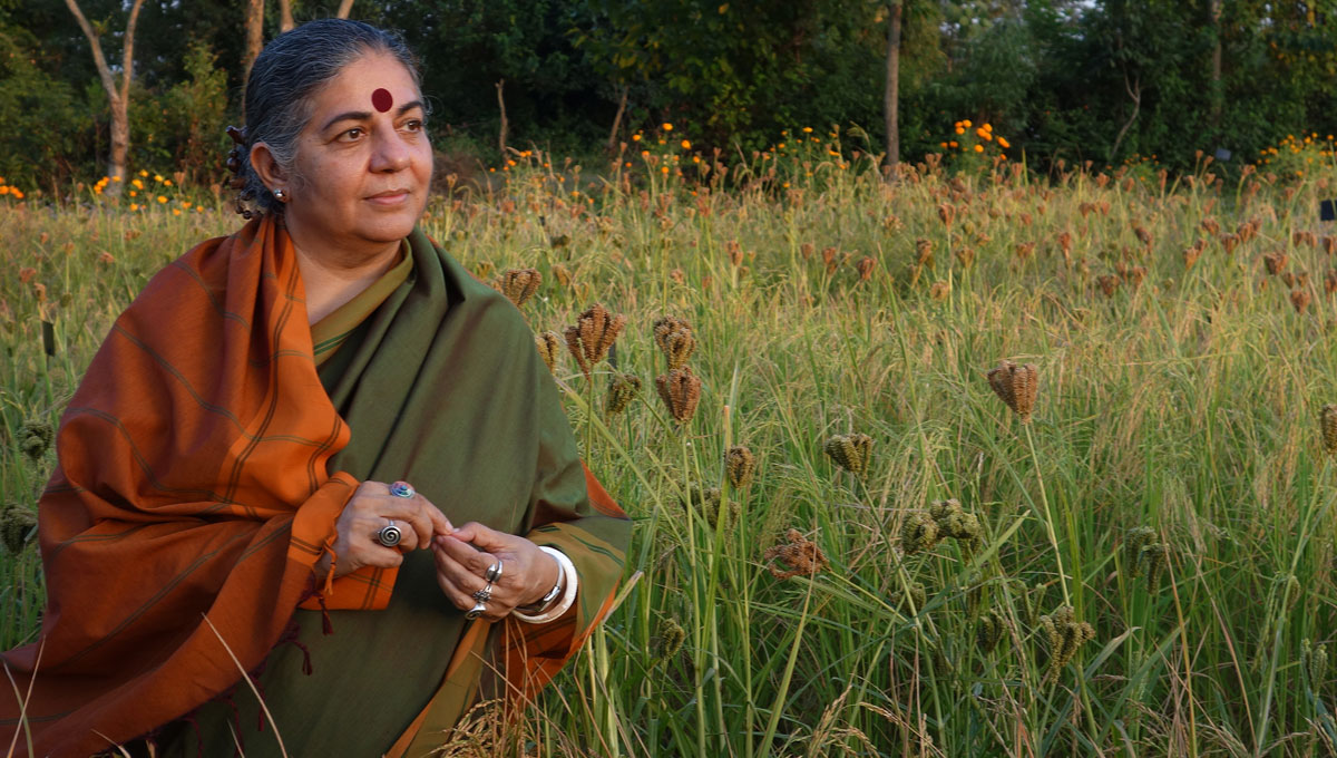 Activist Vandana Shiva is one of the activists featured in the film Seed: The Untold Story 