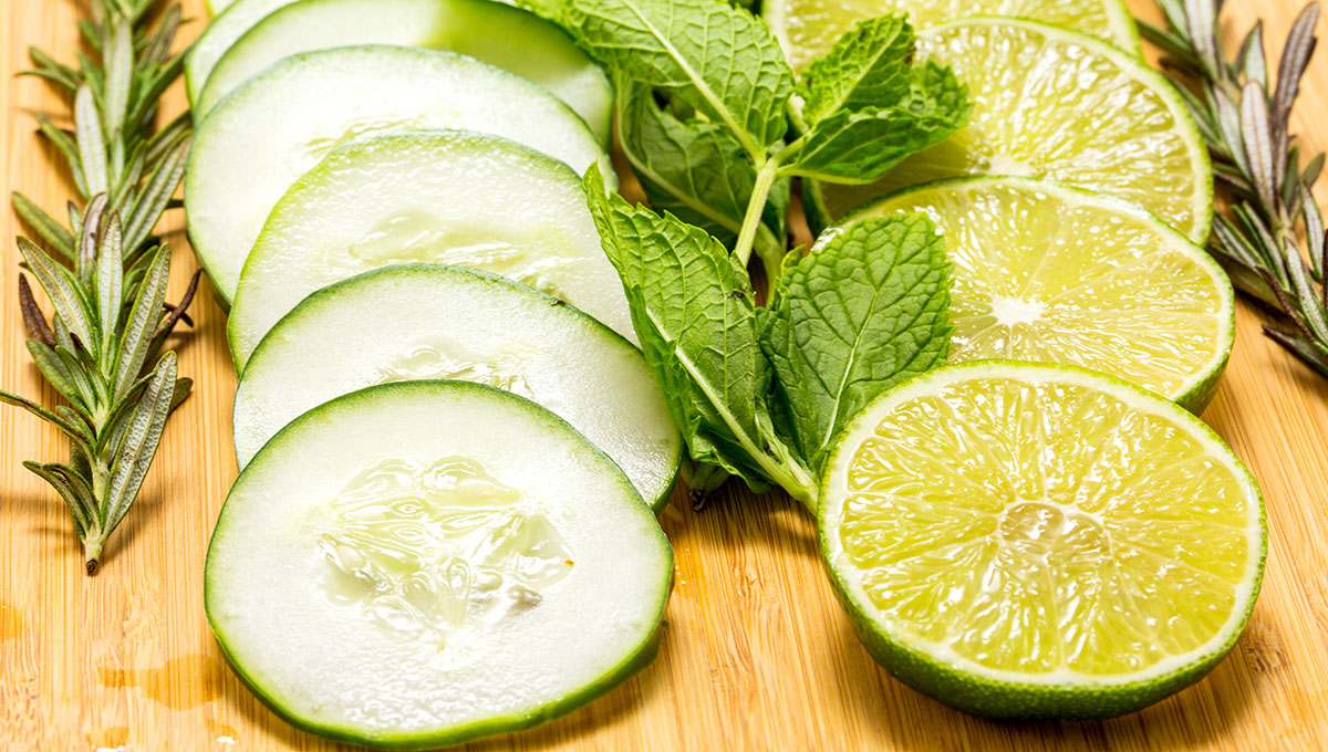 Cucumber moisturizes and hydrates inside and out. Photo by David Young-Wolff. 