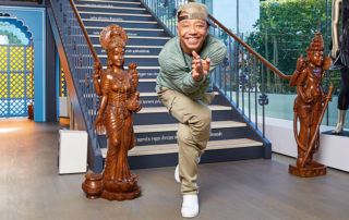 Russell Simmons at his studio Tantris