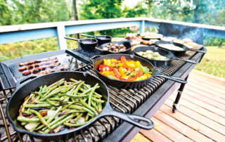 Cast Iron Pots on the Grill