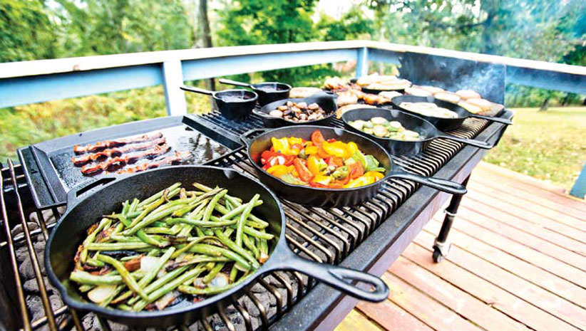 Cast Iron Pots on the Grill 
