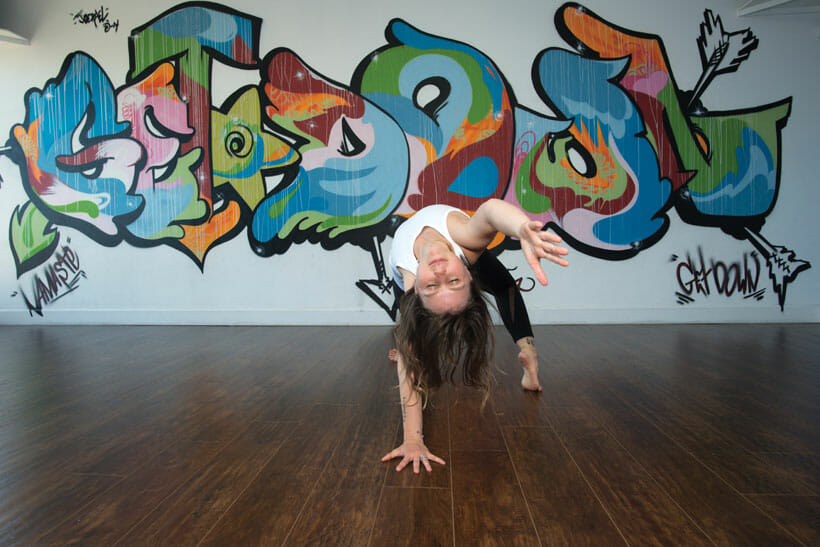 Jessica Rosen Yoga Pose One Down Dog 
