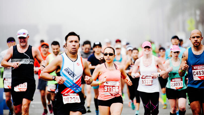 LA Marathon Runners 