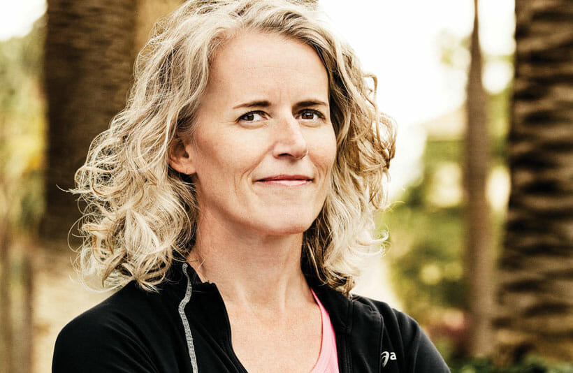 Tracey Russell Conqur Endurance Group CEO Yoga LA Marathon 