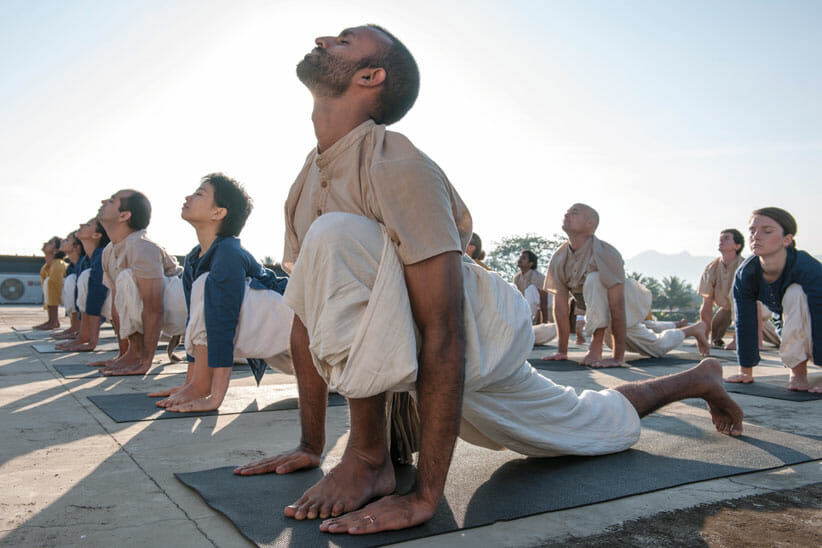 Isha Institute Yoga Retreat Participants