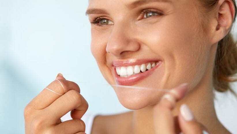 Woman with a healthy smile 
