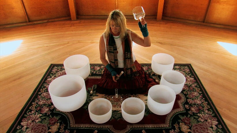 Playing sound bowls in Calling All Earthlings