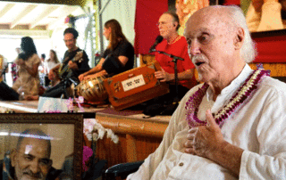 Ram Dass on Retreat with Krishna Das and friends