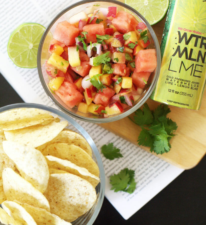 Watermelon Recipes chips and salsa 