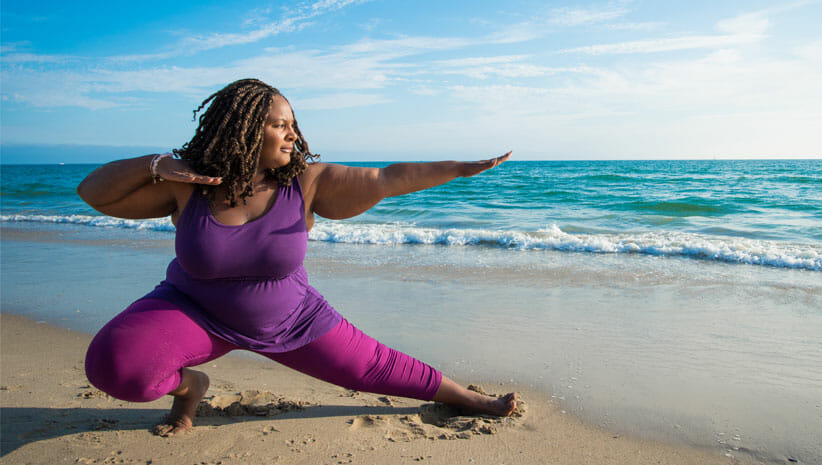 Dianne Bondy Beach Yoga Cover of Yoga Rising 