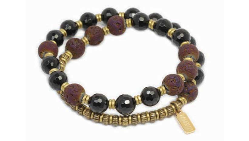 Jewelry for 7 Chakras Onyx Bracelet by Lovepray jewelry