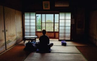 Person Meditating Home Practice