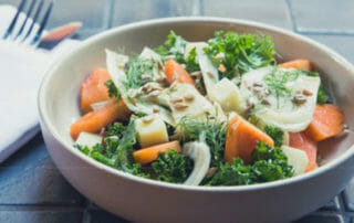 Kale and Persimmon Salad