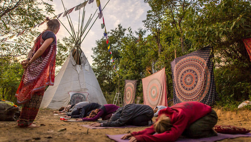 Yoga in Nepal at Conscious Impact 