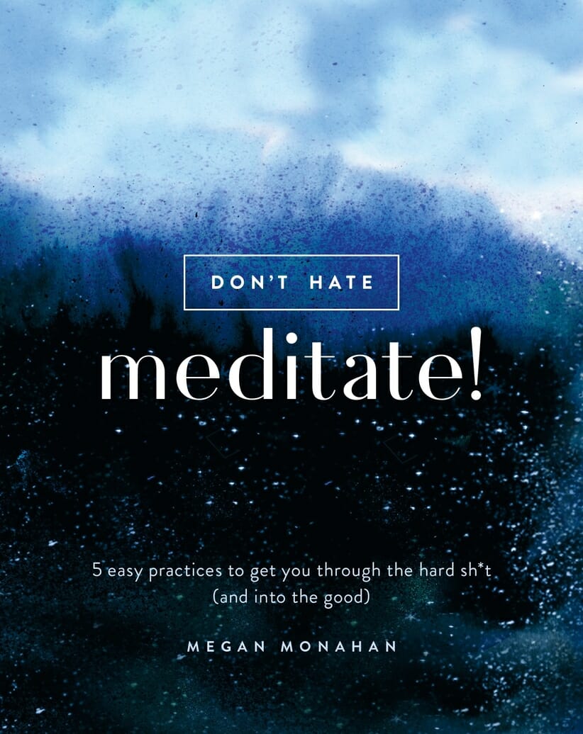 Don't Hate Meditate Book cover 
