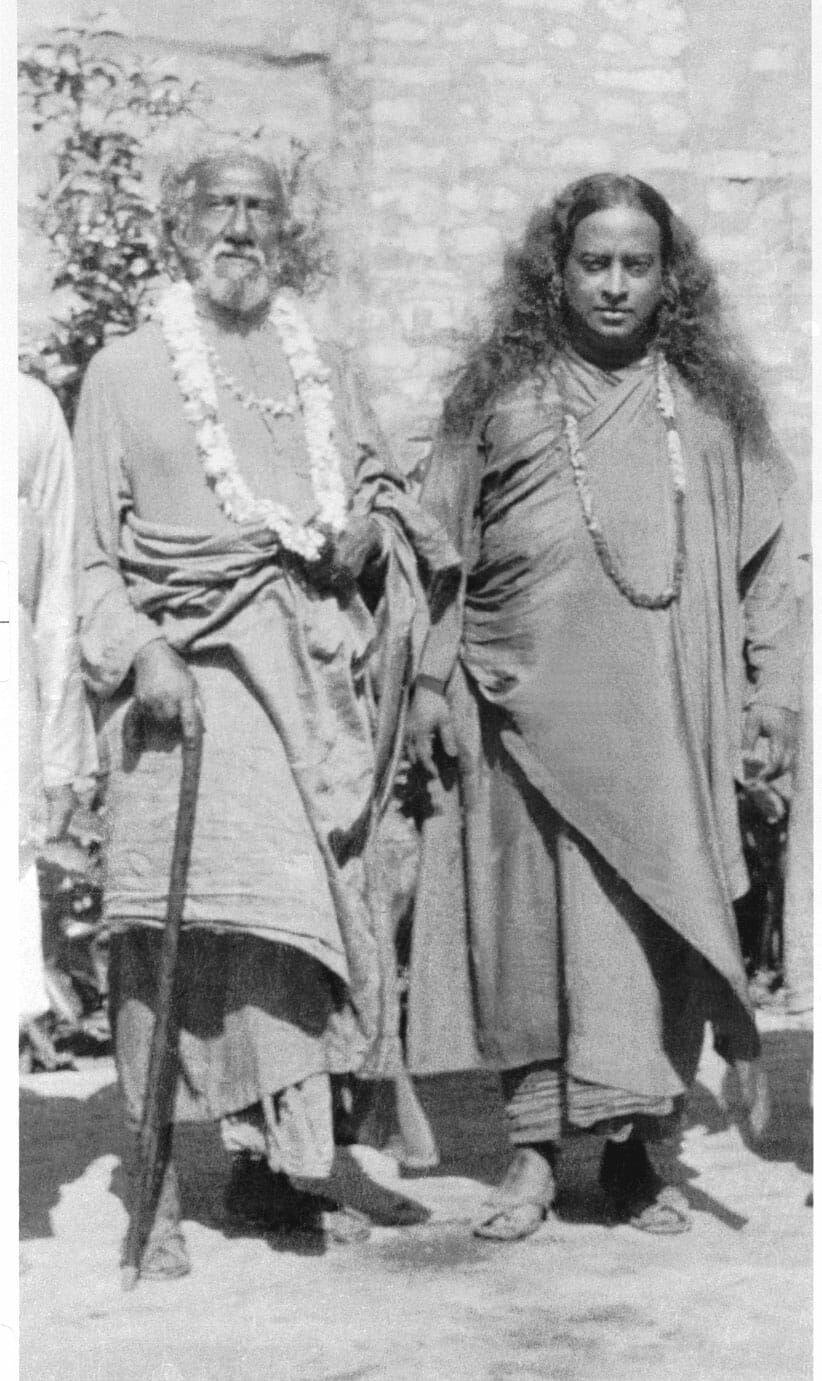 Swami Sri Yukteswar and Paramahansa Yogananda 