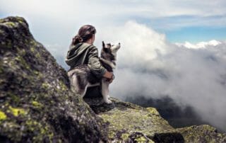 Person with dog astrology forecast for October