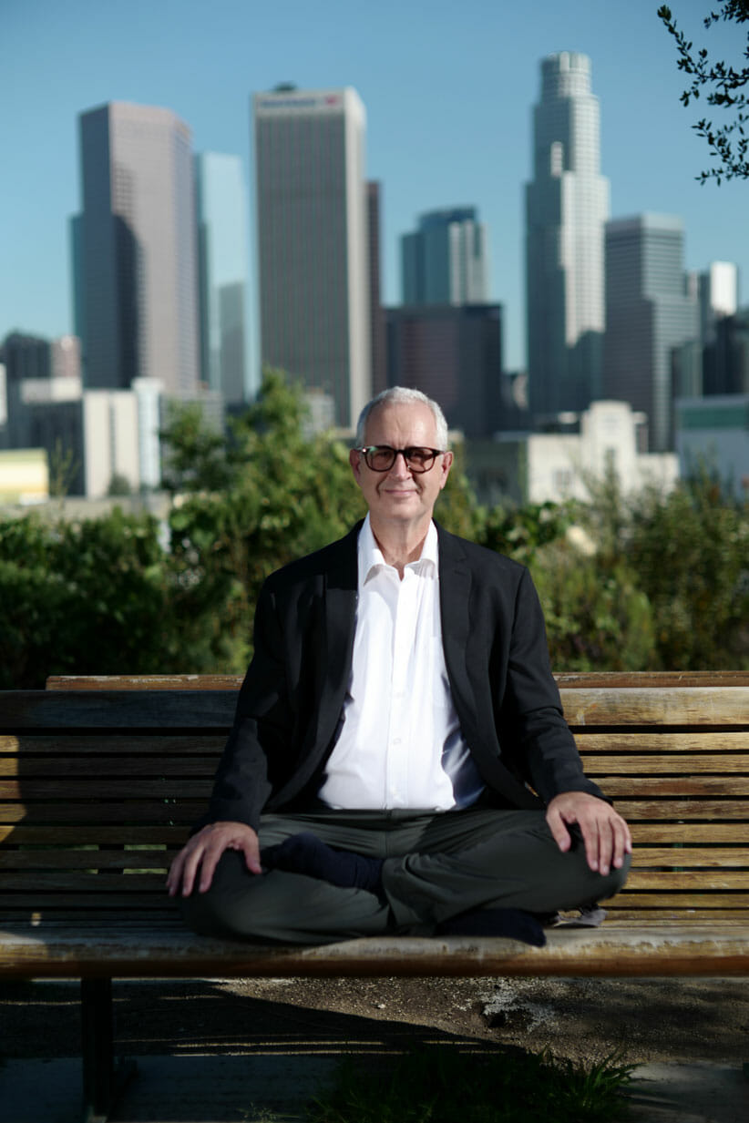 David Nichtern meditating in LA 