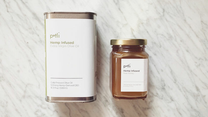 Polti Hemp infused olive oil and honey for Curated Holiday Gift Guide