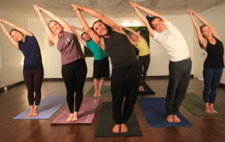 Naader Shagagi and Curative Yoga Students