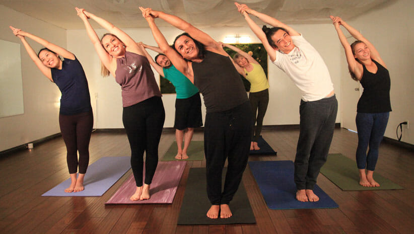 Naader Shagagi and Curative Yoga Students 