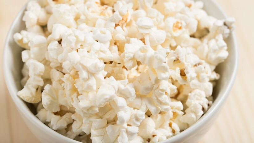 popcorn with sea salt 