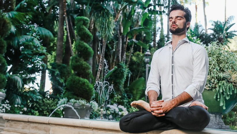 Ben Decker Shows how to prepare for Meditation 