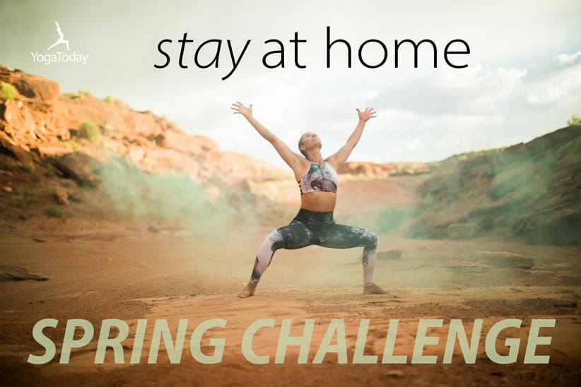 Stay at Home Spring Yoga Challenge with YogaToday 