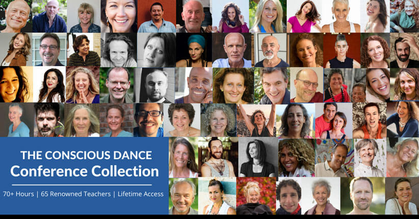 OneTribe Conscious Dance Collage of teachers 