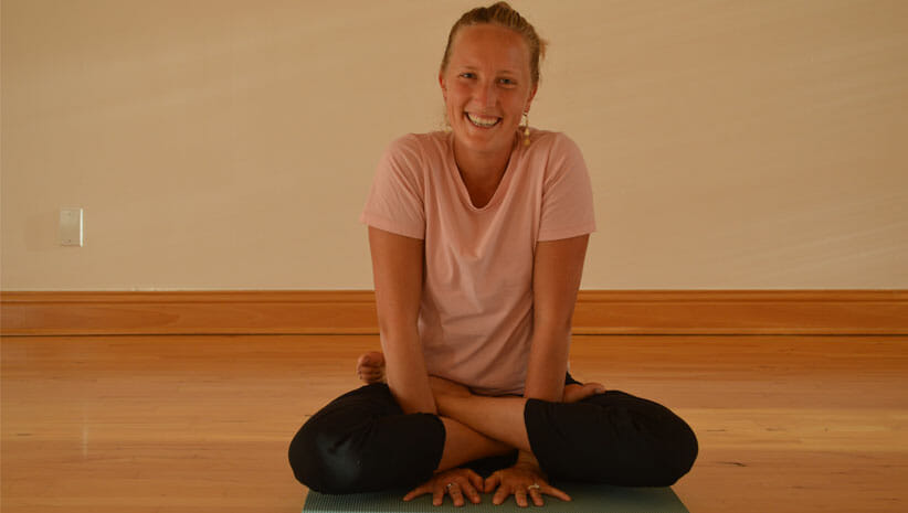 Julie Macam Practicing Yoga for Transitional Times