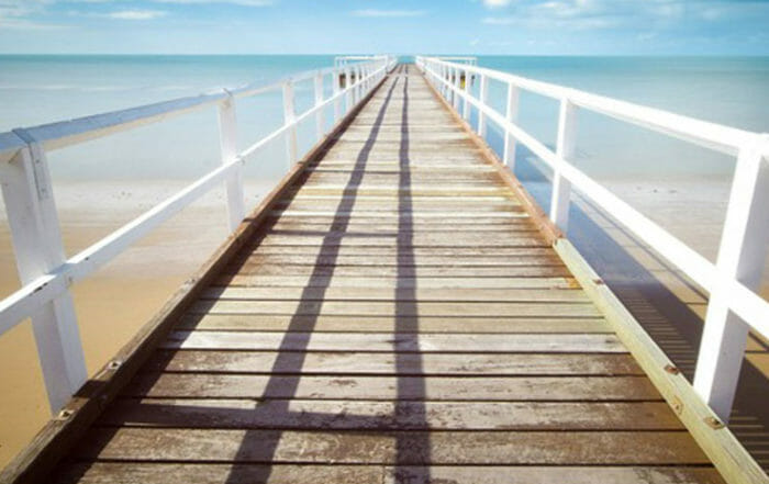 pathway over the ocean demonstrating breathwork for everyday lfie
