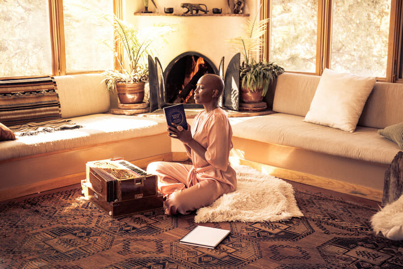 Tracee Stanley Reading book Radiant Rest 