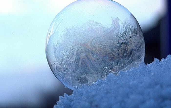ball of ice representing the winter solstice