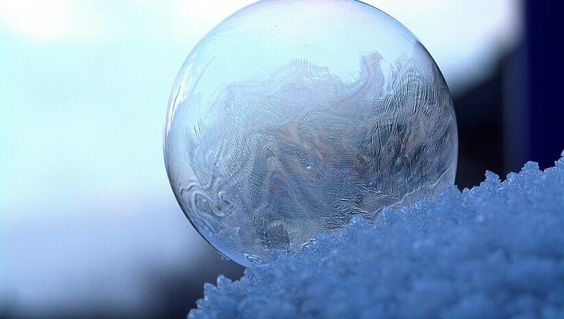 ball of ice representing the winter solstice