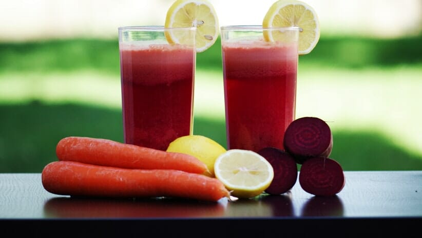 carrot and beet juices for pre and post cleanse
