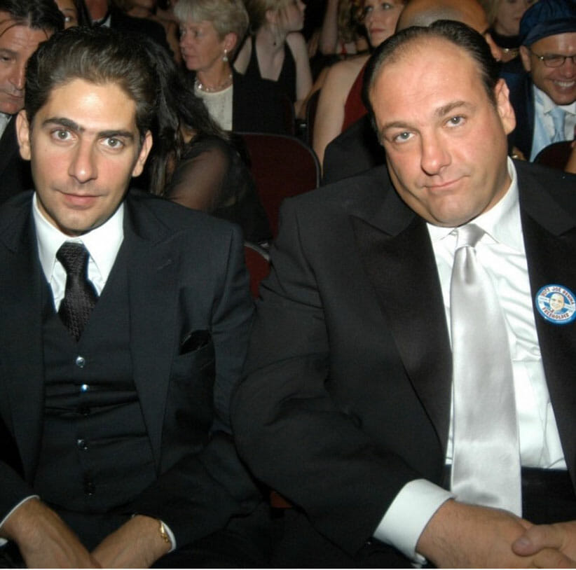 Michael Imperioli and James Gandolfini