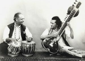 Alla Rakha with drums Ravis Shankar with sitar