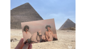 Mickey Hart and Bill Graham in Egypt