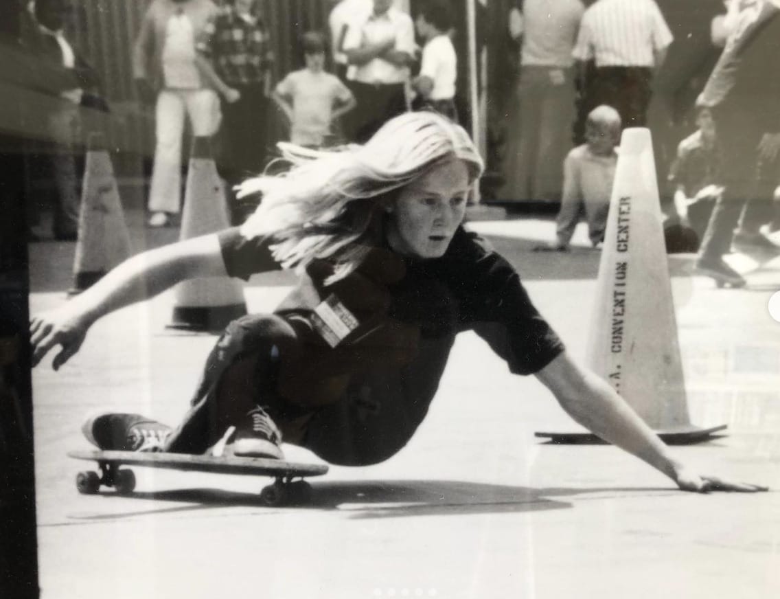 black and white teenager skateboarding 70s 